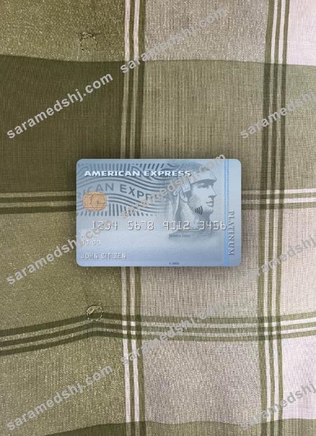USA Carrington Mortgage Services bank AMEX platinum card photolook front